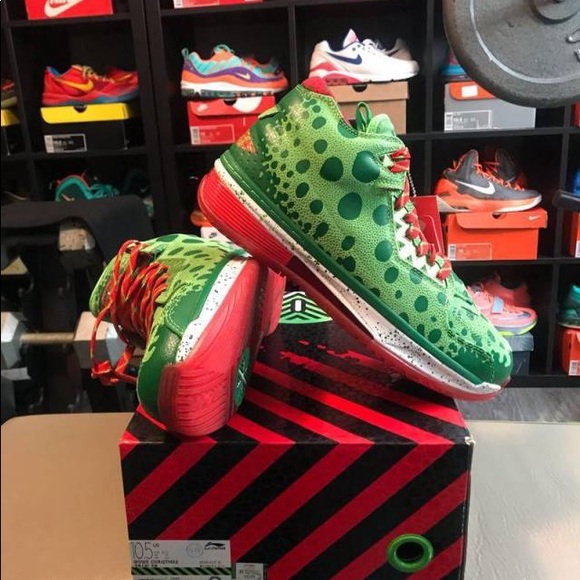 Brand New Li Ning Way Of Wade 2 Christmas 10.5 - Picture 2 of 6